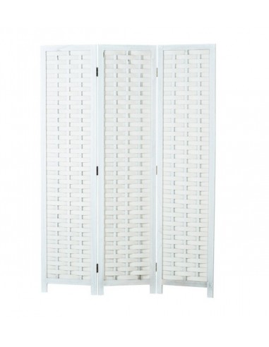 PARAVENT TRESSE BLANC 3