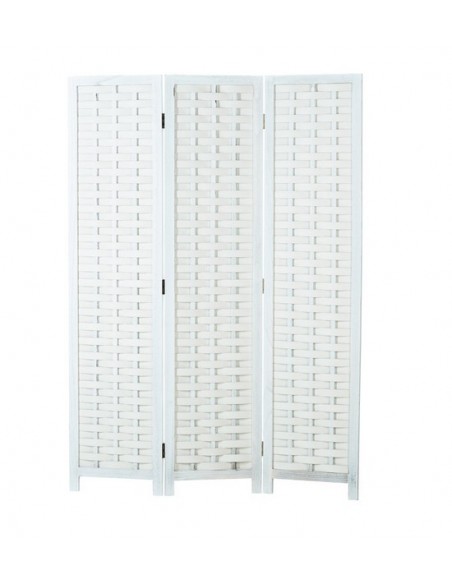 PARAVENT TRESSE BLANC 3