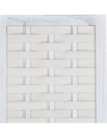 PARAVENT TRESSE BLANC 3