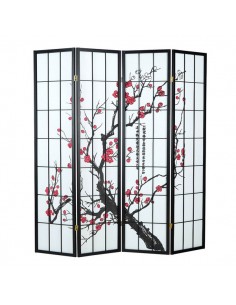 PARAVENT SHOJI CERISIER NOIR 3 - 4 - 5 2