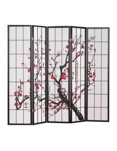 PARAVENT SHOJI CERISIER NOIR 3 - 4 - 5 2