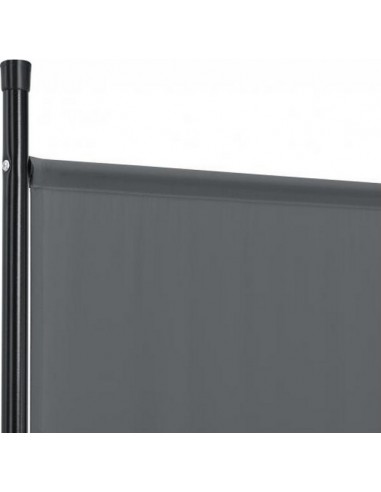 PARAVENT XXL METAL GRIS 176x260cm