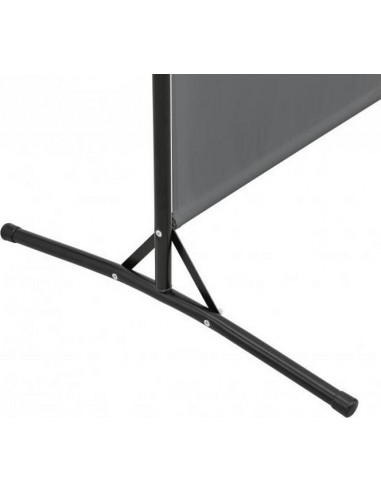 PARAVENT XXL METAL GRIS 176x260cm