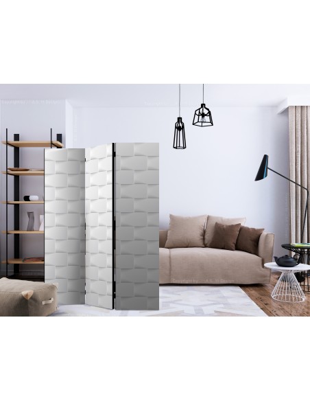 Paravent gauffre blanc 3-5