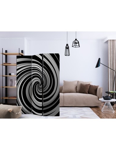 Black and white swirl 3 volets