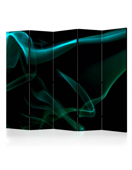 Blue smoke waves 5 volets
