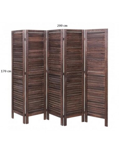 PARAVENT BOIS MARRON 3 - 4 - 5 - 6