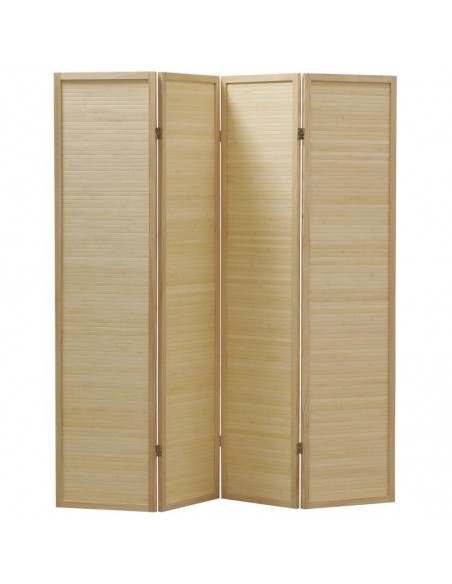 PARAVENT BAMBOU NATURE 4 - 5