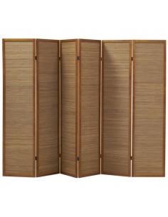 PARAVENT BAMBOU MARRON 4 - 6 2