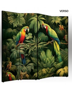 PARAVENT OISEAUX EXOTIQUES 3 - 4 2