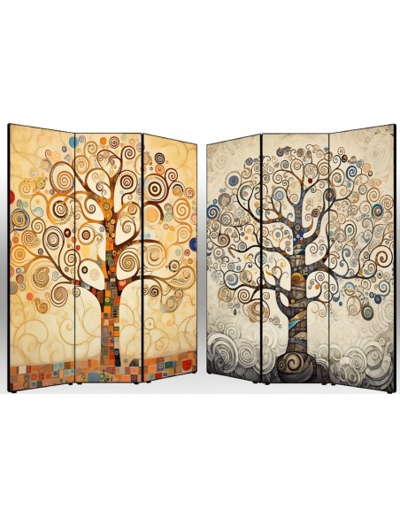 PARAVENT ARBRE GOLD BROWN 3 - 4