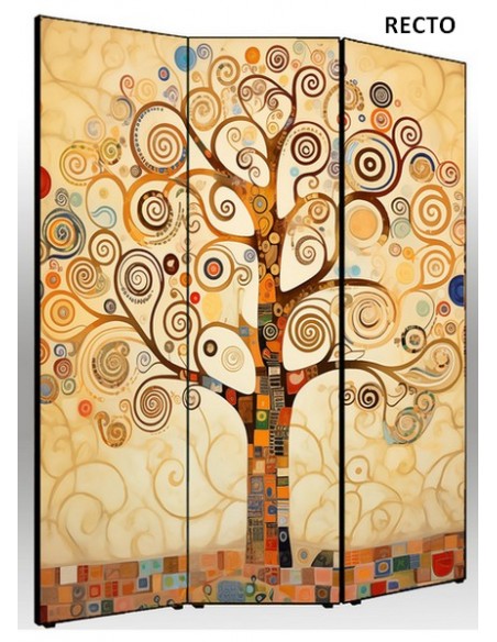 PARAVENT ARBRE GOLD BROWN 3 - 4