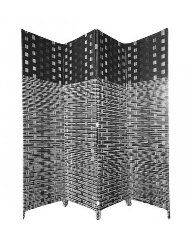 PARAVENT TRESSE BICOLOR FONCE 4