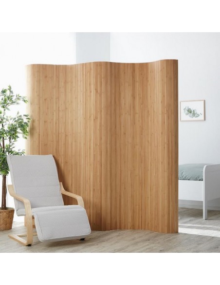 PARAVENT BAMBOU MIEL - H 195
