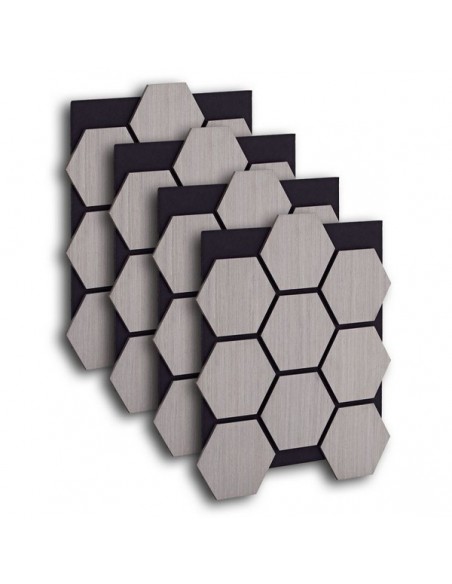 PANNEAUX ACOUSTIQUES GRIS- LOT de 4