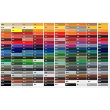 Devis CLOISON COULEUR DROIT - PLAT