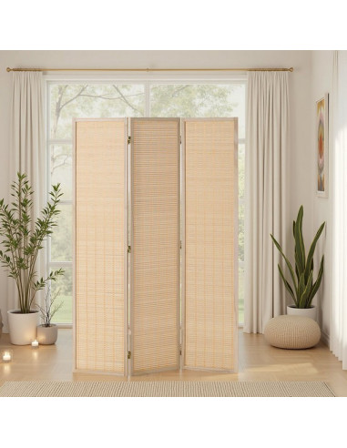 PARAVENT BAMBOU BEIGE 3