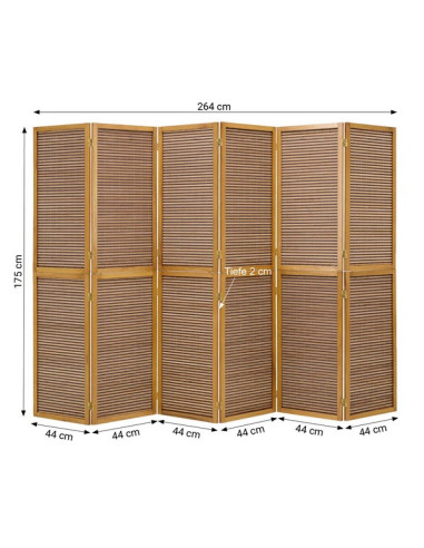 PARAVENT BAMBOU FENETRES HAUT 4 - 5 - 6