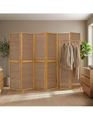 PARAVENT BAMBOU FENETRES HAUT 4 - 5 - 6