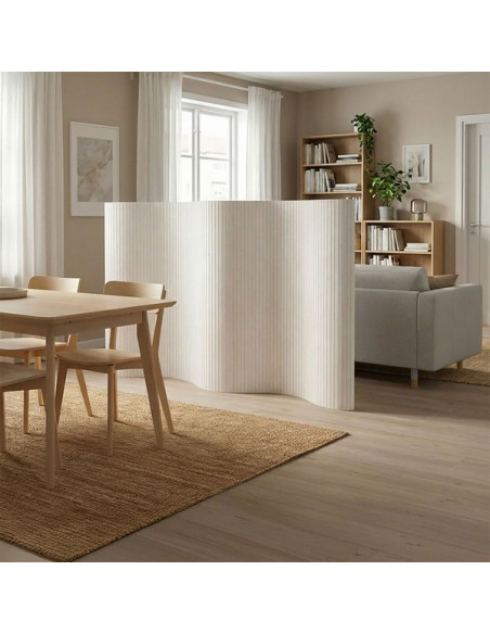 PARAVENT BAMBOU BLANC- H 145