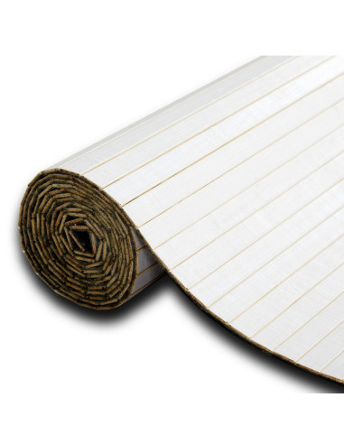 PARAVENT BAMBOU BLANC- H 145