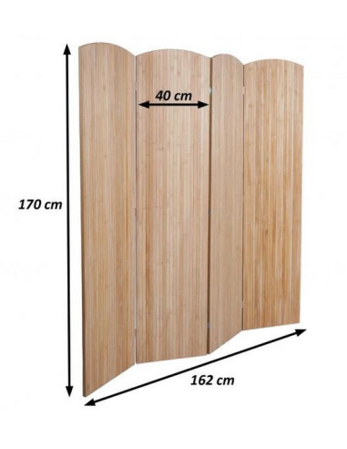 PARAVENT BAMBOU CURVED 3-4-5-6