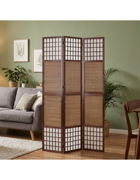 PARAVENT BAMBOU FENETRES HAUT 3 - 4