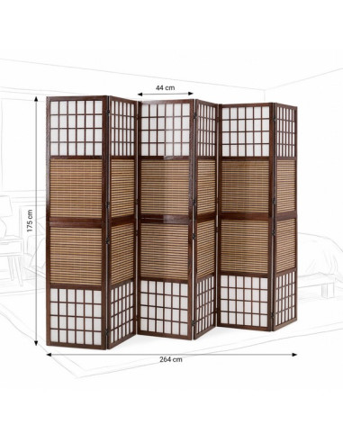 PARAVENT BAMBOU FENETRES 3 - 4 -5 - 6