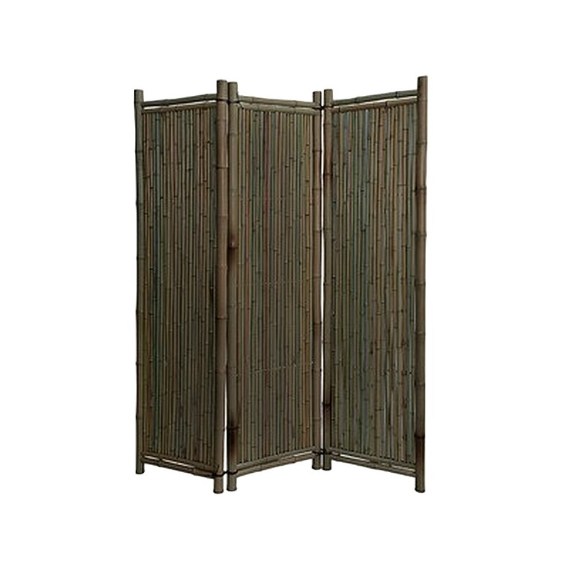 PARAVENT EXTERIEUR BAMBOU NOIR - H 180