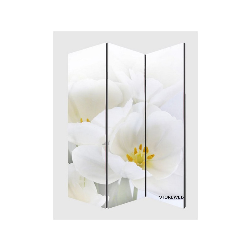 PARAVENT TOILE ORCHIDEES 3-4-5-6
