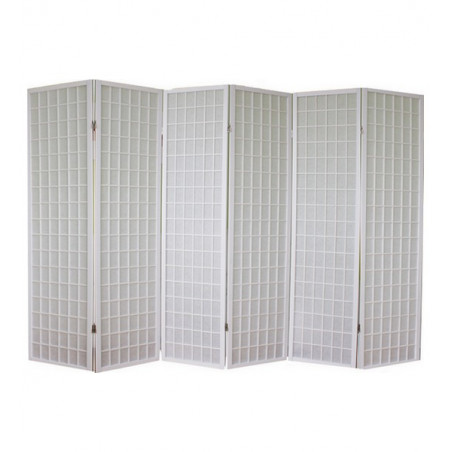 PARAVENT JAPONAIS PETITS CARREAUX  3 - 4 - 5 - 6