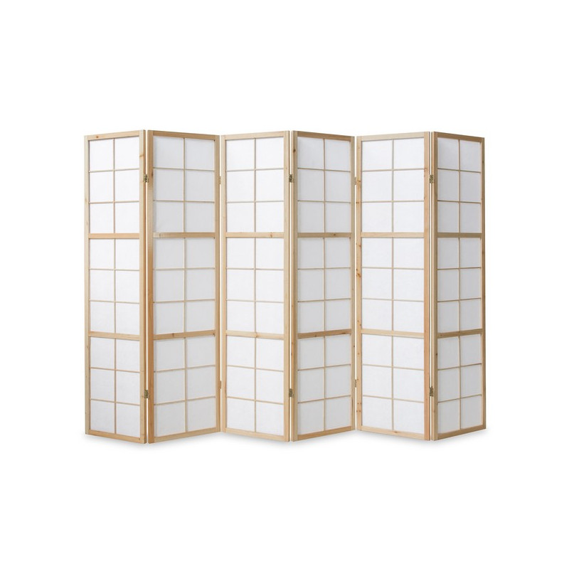 PARAVENT GRANDS CARREAUX NAT 3 - 4 - 5 -6