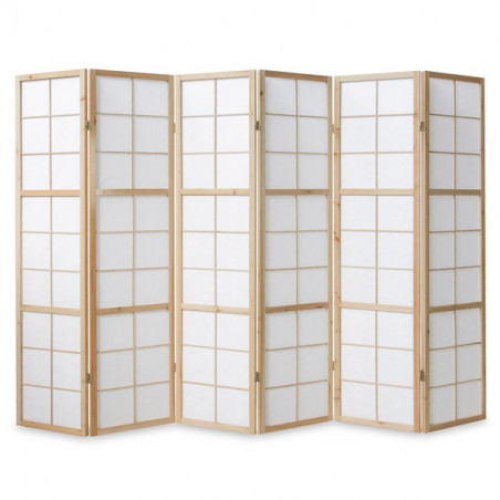 PARAVENT GRANDS CARREAUX NAT 3 - 4 - 5 -6
