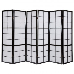 PARAVENT GRANDS CARREAUX NOIR 3 - 4 - 5 -6 2