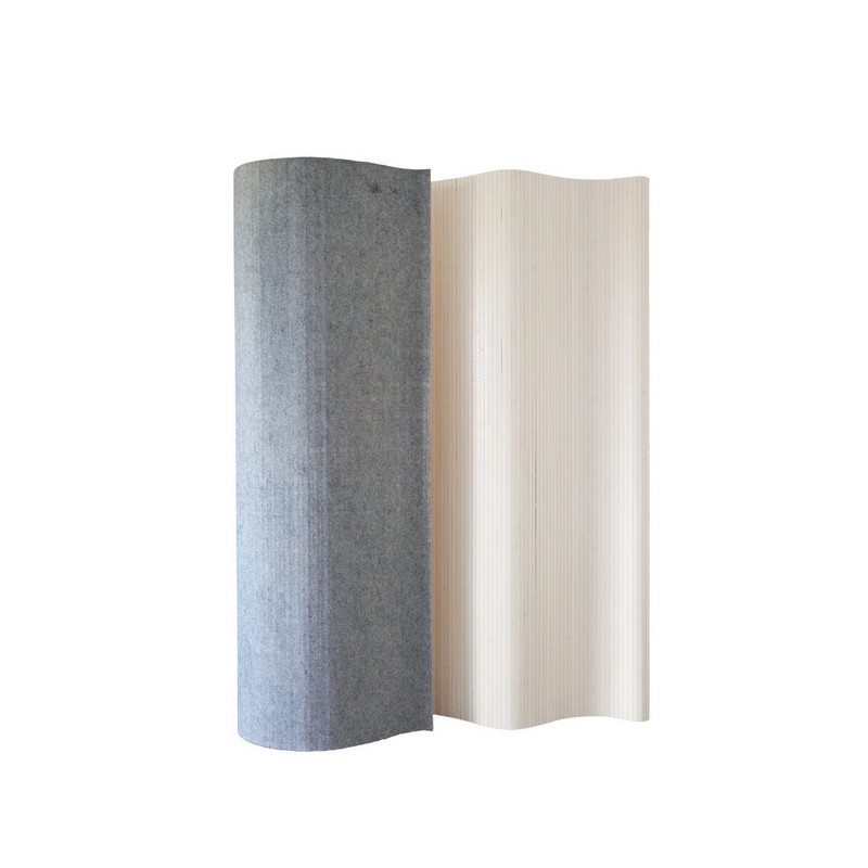 PARAVENT BAMBOU BLANC - H 195