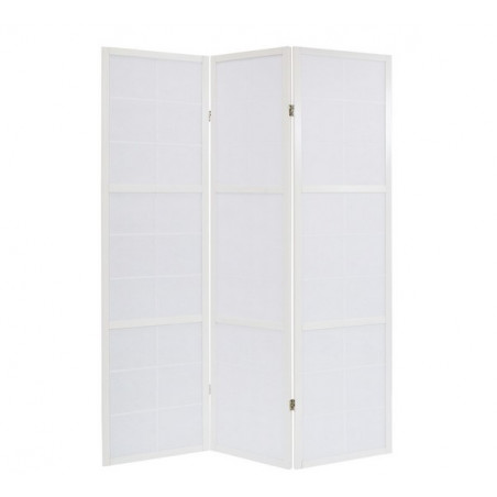 PARAVENT GRANDS CARREAUX BLANC 3 - 4 - 5 - 6