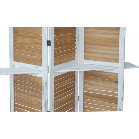 PARAVENT ETAGERES BI-TEINTES 3