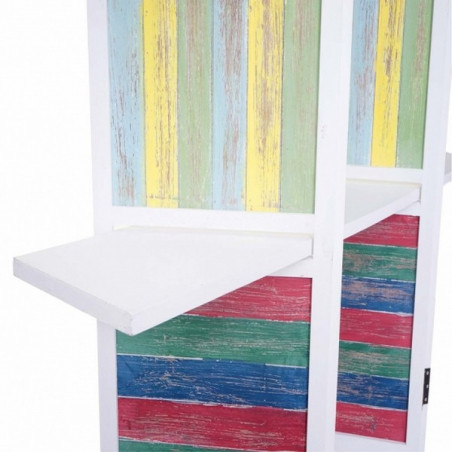 PARAVENT ETAGERES COLORS 4