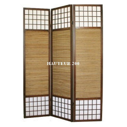 PEGANE Paravent bambou coloris brun 200 x 250 cm