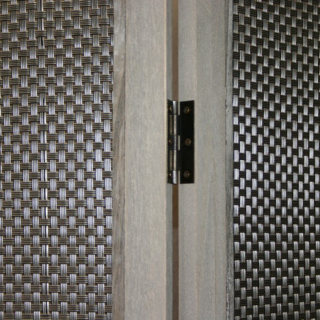 PARAVENT BOIS TRESSAGE PVC 3