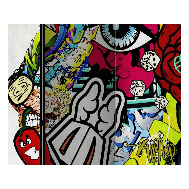 PARAVENT GRAFFITI BEAUTY 5