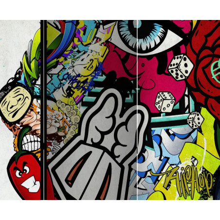 PARAVENT GRAFFITI BEAUTY 5