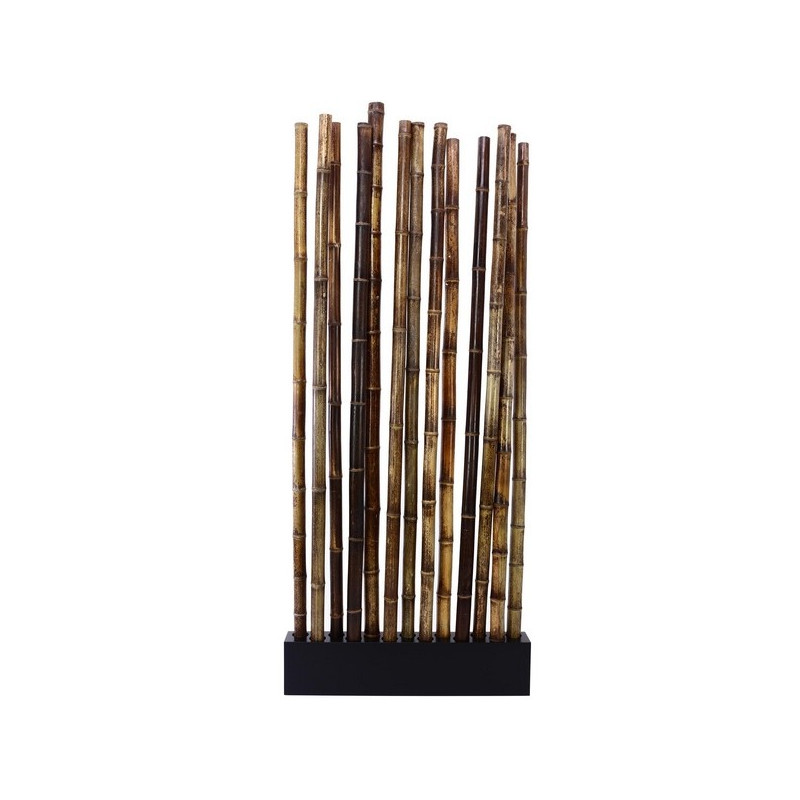 PARAVENT 13 BAMBOUS NOIR