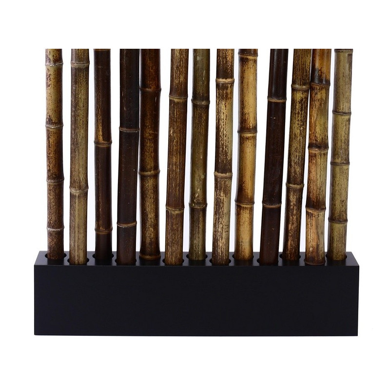 PARAVENT 13 BAMBOUS NOIR