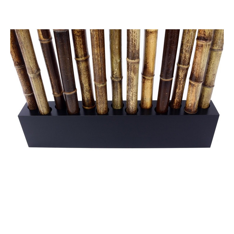 PARAVENT 13 BAMBOUS NOIR