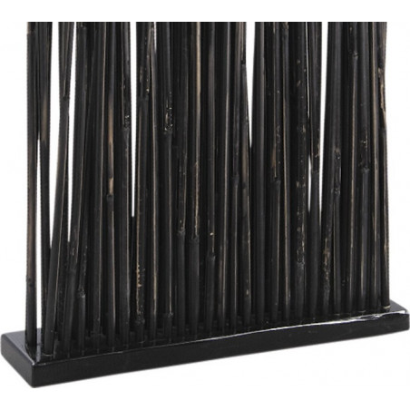 PARAVENT 80 BAMBOUS NOIR