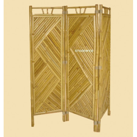 PARAVENT BAMBOU CROISE 3