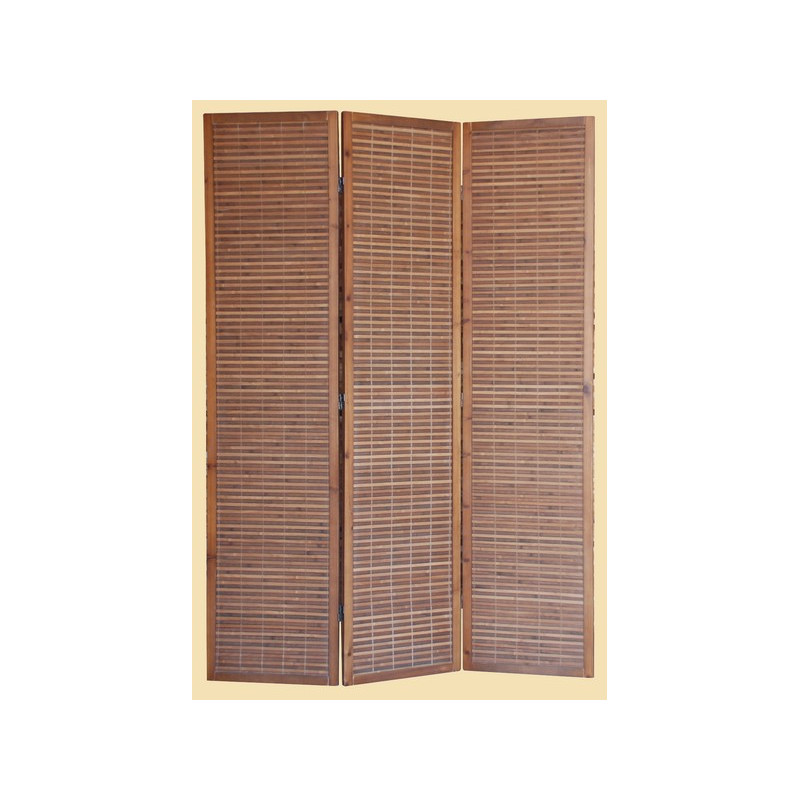 PARAVENT BAMBOU MIEL & MARRON
