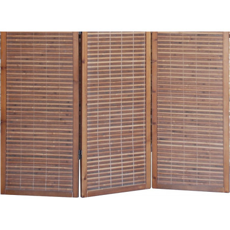 PARAVENT BAMBOU MIEL & MARRON
