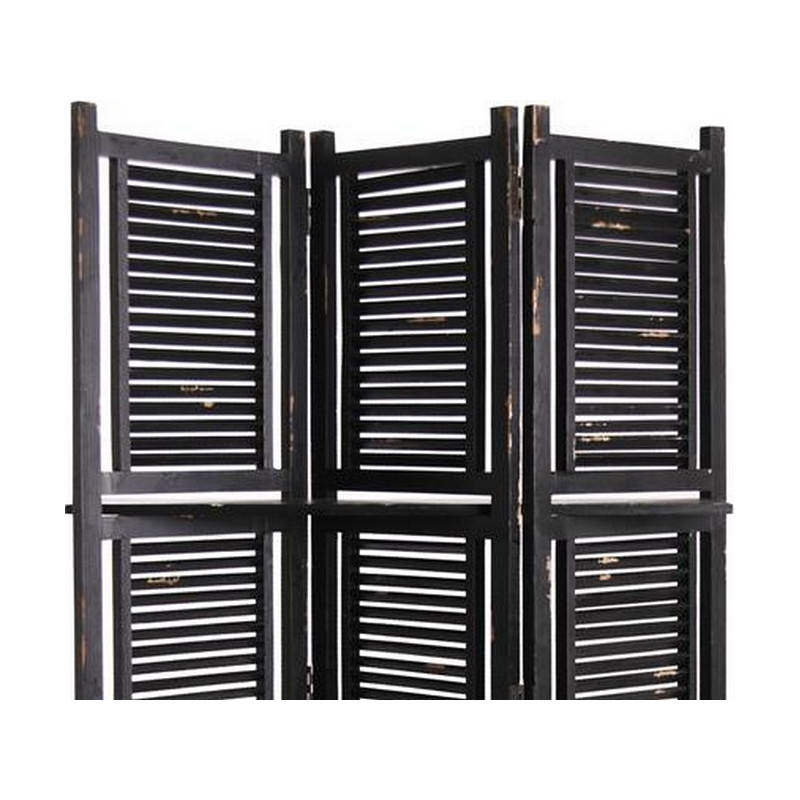 PARAVENT ETAGERES NOIR 3